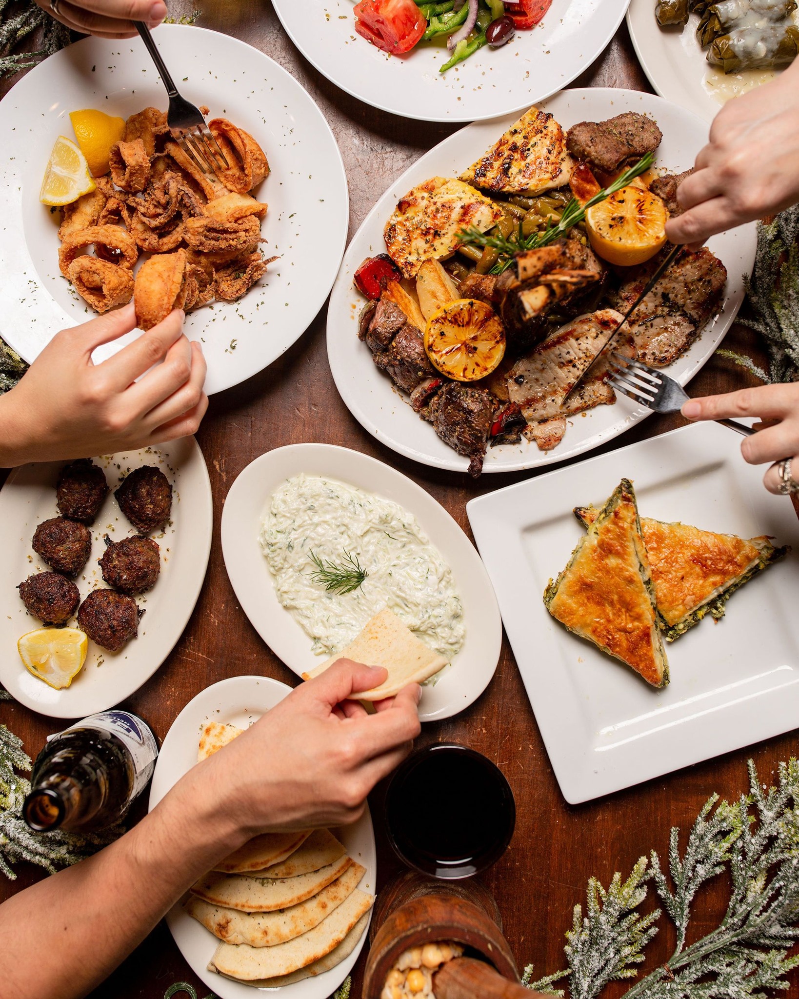 Christmas Eve at Taverna Opa